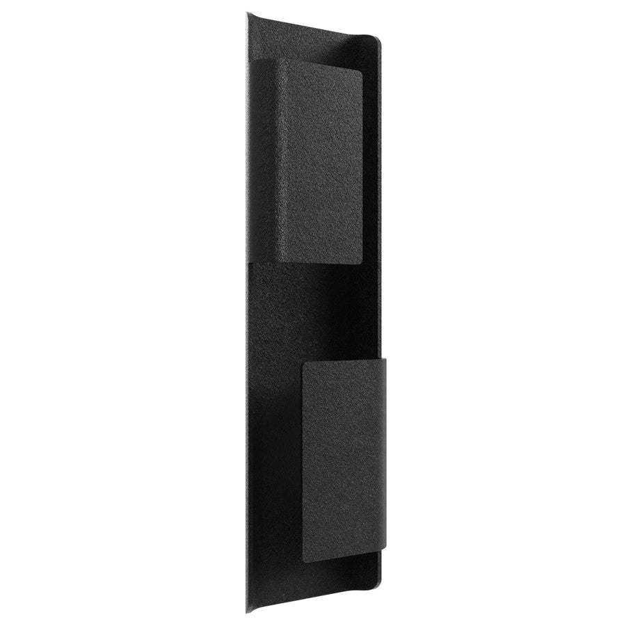 Avenue Lighting Avenue Outdoor 24in 1-Light Wall Sconce | Modern Matte Black and Clear Acrylic | Outdoor Entryway & Porch | Model AV2424-BLK