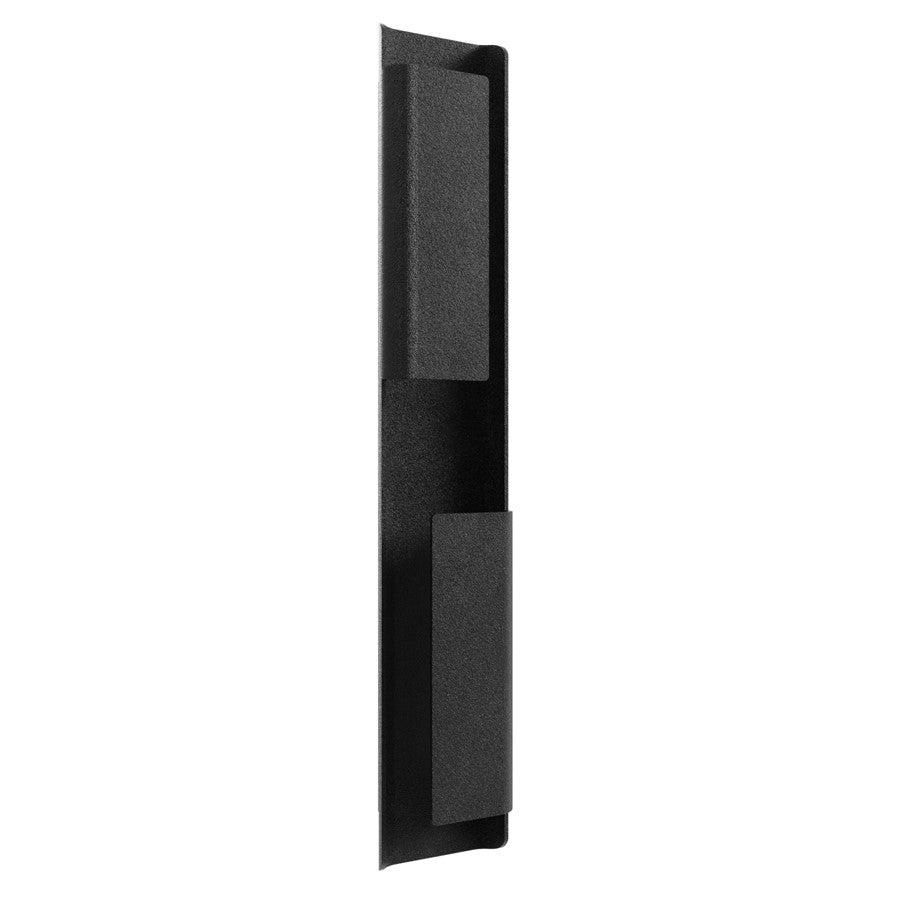 Avenue Lighting Avenue Outdoor 36in LED Wall Sconce | Modern Grid Black Aluminum | Entryway & Patio | 6 x 3 x 36 in | Model AV2436-BLK