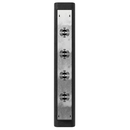 Avenue Lighting Avenue Outdoor 36in LED Wall Sconce | Modern Grid Black Aluminum | Entryway & Patio | 6 x 3 x 36 in | Model AV2436-BLK