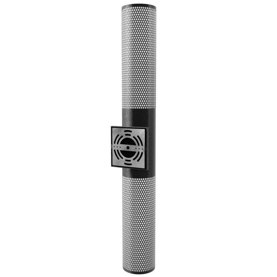 Avenue Lighting Avenue Outdoor 36in 1-Light Cylindrical Sconce | Modern Matte Black Aluminum and Acrylic | Outdoor Wall Light | Model AV2736-BLK