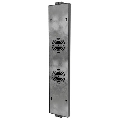 Avenue Lighting Avenue Outdoor 24in 1-Light Rectangular Sconce | Modern Black Aluminum and Acrylic | Covered Patio & Entryway | Model AV2924-BLK