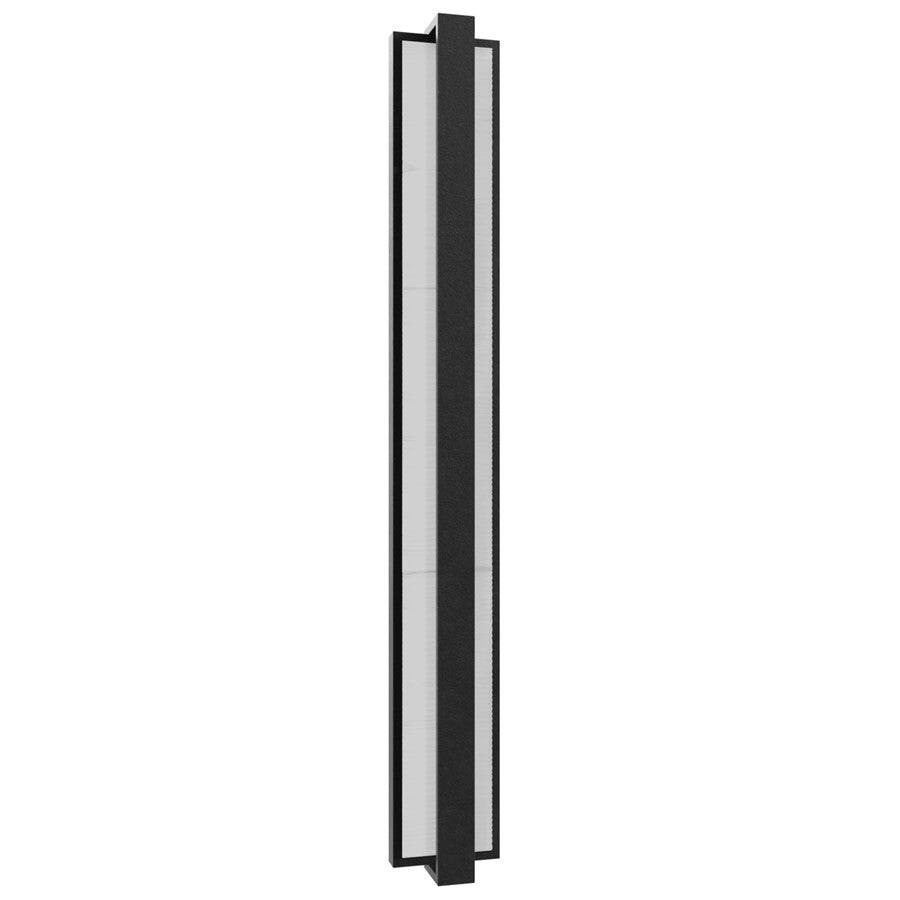 Avenue Avenue Outdoor 36in 1-Light LED Sconce | Modern Black Aluminum and Acrylic | Outdoor Wall Light | 5 x 3 x 36 in | Model AV2936-BLK