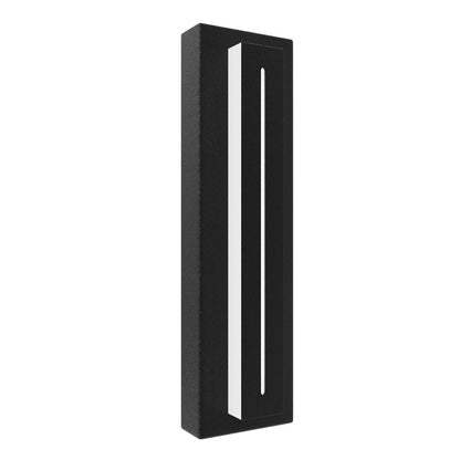 Avenue Avenue Outdoor 18in 1-Light LED Sconce | Modern Black Aluminum | Outdoor Wall Light | 5 x 3 x 18 in | Model AV3218-BLK