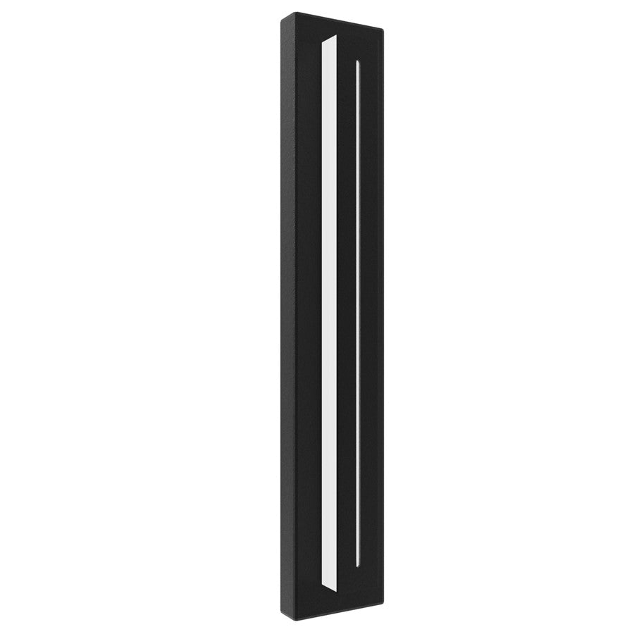 Avenue Avenue Outdoor 28in 1-Light LED Sconce | Modern Black Aluminum | Outdoor Wall Light | 5 x 3 x 28 in | Model AV3228-BLK