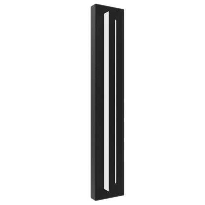 Avenue Avenue Outdoor 28in 1-Light LED Sconce | Modern Black Aluminum | Outdoor Wall Light | 5 x 3 x 28 in | Model AV3228-BLK