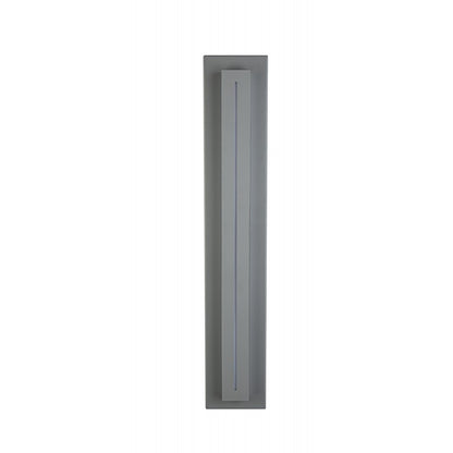 Avenue Avenue Outdoor 28in 1-Light LED Sconce | Modern Silver Aluminum | Outdoor Wall Light | 5 x 3 x 28 in | Model AV3228-SLV