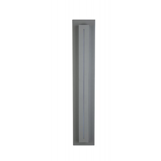 Avenue Avenue Outdoor 28in 1-Light LED Sconce | Modern Silver Aluminum | Outdoor Wall Light | 5 x 3 x 28 in | Model AV3228-SLV