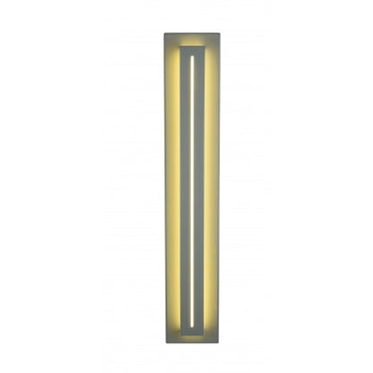 Avenue Avenue Outdoor 28in 1-Light LED Sconce | Modern Silver Aluminum | Outdoor Wall Light | 5 x 3 x 28 in | Model AV3228-SLV