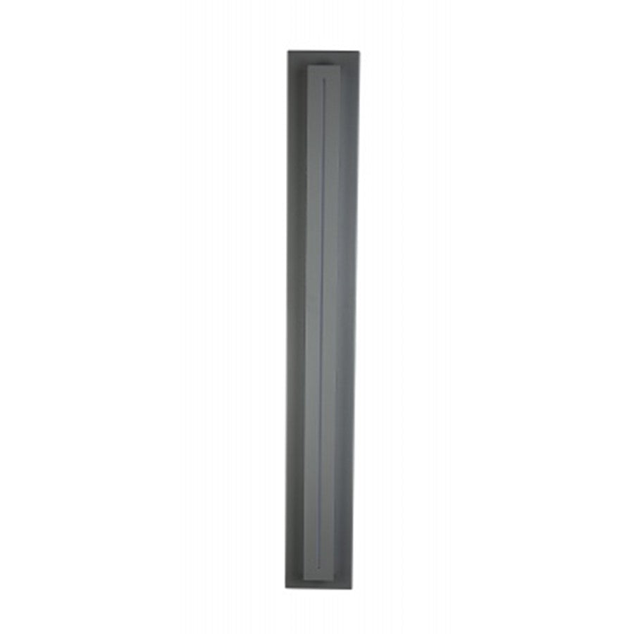 Avenue Lighting Avenue Outdoor 38in LED Outdoor Sconce | Modern Silver Aluminum | Porch & Garage Wall Light | 900 Lumens, 3000K | Model AV3238-SLV