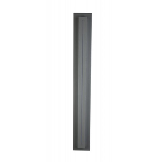 Avenue Lighting Avenue Outdoor 38in LED Outdoor Sconce | Modern Silver Aluminum | Porch & Garage Wall Light | 900 Lumens, 3000K | Model AV3238-SLV