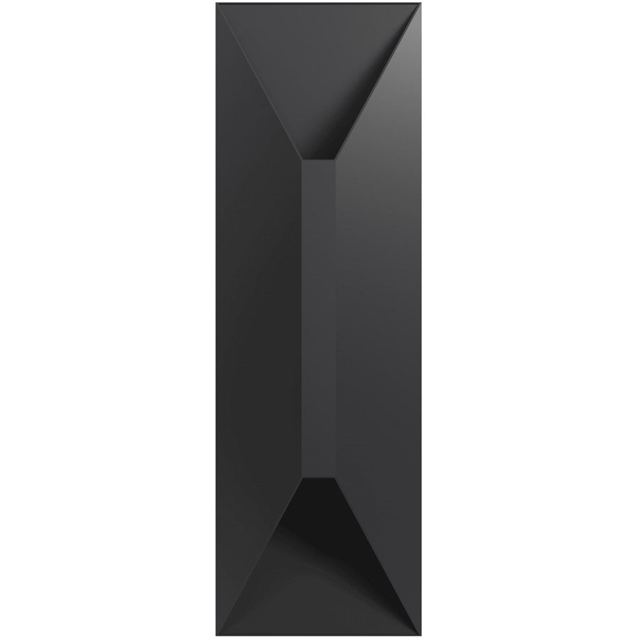 Avenue Lighting Avenue Outdoor 14in 1-Light LED Wall Sconce | Modern Matte Black Aluminum | Entryway & Covered Patio | Model AV4914-BK-5CCT