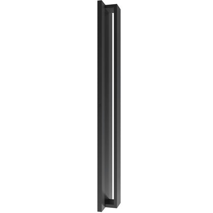 Avenue Lighting Avenue Outdoor 16in 1-Light LED Wall Sconce | Modern Matte Black Aluminum | Entryway & Covered Patio | Model AV4916-BK-5CCT