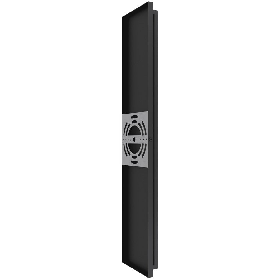 Avenue Lighting Avenue Outdoor 16in 1-Light LED Wall Sconce | Modern Matte Black Aluminum | Entryway & Covered Patio | Model AV4916-BK-5CCT