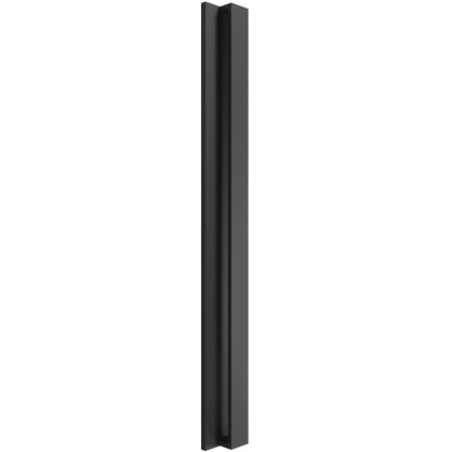 Avenue Lighting Avenue Outdoor 24in 1-Light LED Wall Sconce | Modern Matte Black Aluminum | Entryway & Covered Patio | Model AV4924-BK-5CCT