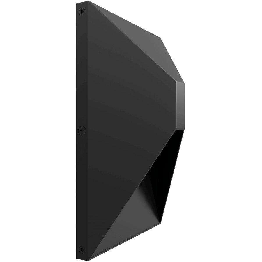 Avenue Lighting Outdoor 8in 1-Light LED Wall Sconce | Modern Matte Black Aluminum | Entryway & Patio | 3 x 5 x 8 in | Model AV5008-BK-5CCT