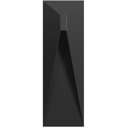 Avenue Lighting Outdoor 14in 1-Light LED Wall Sconce | Modern Matte Black Aluminum | Entryway & Patio | 3 x 5 x 14 in | Model AV5014-BK-5CCT