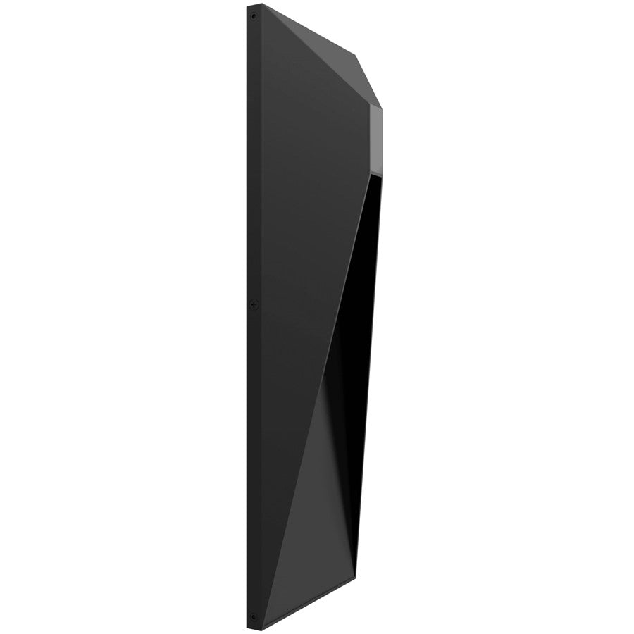 Avenue Lighting Outdoor 14in 1-Light LED Wall Sconce | Modern Matte Black Aluminum | Entryway & Patio | 3 x 5 x 14 in | Model AV5014-BK-5CCT