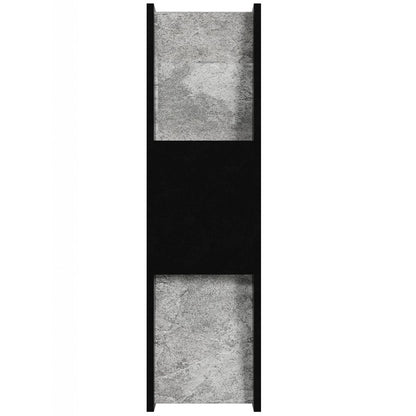 Avenue Outdoor 18"H/5"L LED Wall Sconce, Black Natural Stone - AEAV5618-BLK