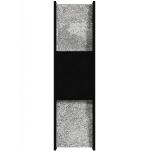 Avenue Outdoor 18"H/5"L LED Wall Sconce, Black Natural Stone - AEAV5618-BLK