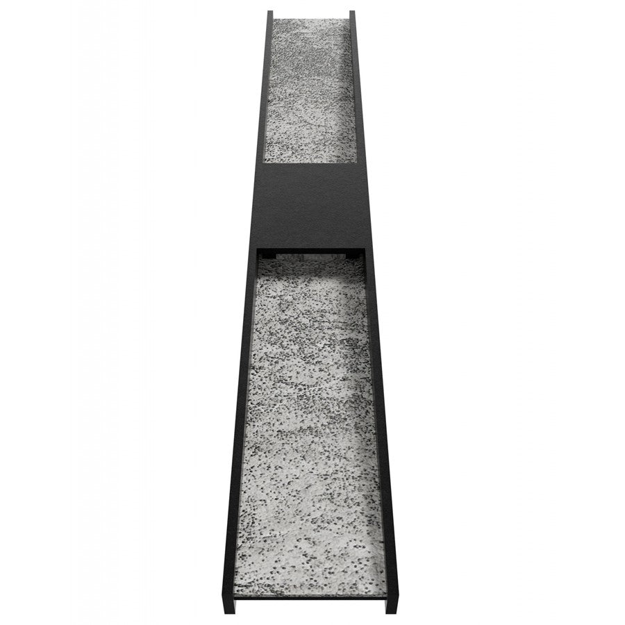 Avenue Lighting Outdoor 36"H Sconce, Black Natural Stone
