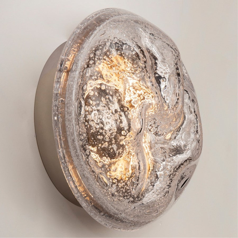 Avenue Lighting Avenue Outdoor 10in 1-Light Wall Sconce | Contemporary Clear Glass & Metal | Outdoor & Indoor Ambient | Model AV8010-CLR