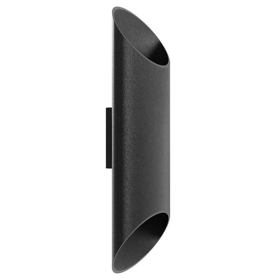 Avenue Lighting Avenue Outdoor 20in 1-Light Outdoor Sconce | Modern Black Aluminum | Porch & Entryway | 7 x 3 x 20 in | Model AV9895-BLK