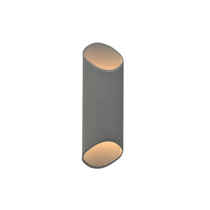Avenue Lighting Avenue Outdoor 20in 1-Light Outdoor Sconce | Modern Silver Aluminum | Porch & Entryway | 7 x 3 x 20 in | Model AV9895-SLV