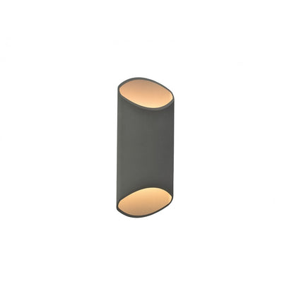 Avenue Lighting Avenue Outdoor 16in 1-Light Outdoor Sconce | Modern Silver Aluminum | Porch, Garage & Entryway | 3 x 7 x 16 in | Model AV9896-SLV