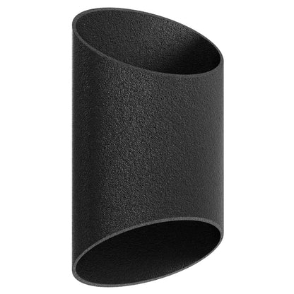 Avenue Lighting Avenue Outdoor 12in 1-Light Outdoor Sconce | Modern Black Aluminum | Porch, Garage & Entryway | 3 x 7 x 12 in | Model AV9897-BLK