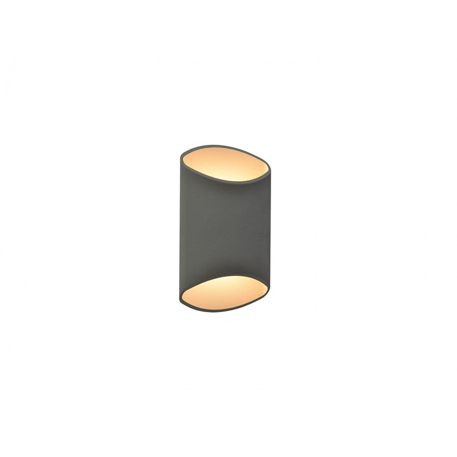 Avenue Lighting Avenue Outdoor 12in 1-Light Outdoor Sconce | Modern Silver Aluminum | Porch, Garage & Entryway | 3 x 7 x 12 in | Model AV9897-SLV
