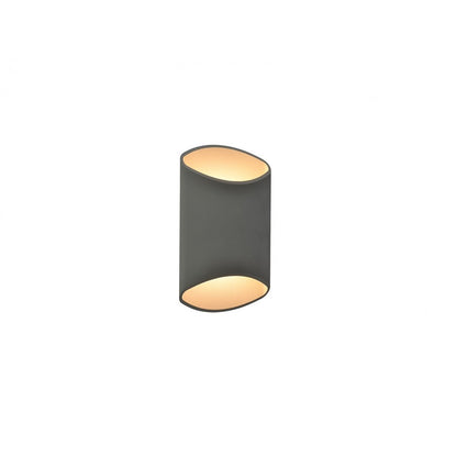 Avenue Lighting Avenue Outdoor 12in 1-Light Outdoor Sconce | Modern Silver Aluminum | Porch, Garage & Entryway | 3 x 7 x 12 in | Model AV9897-SLV
