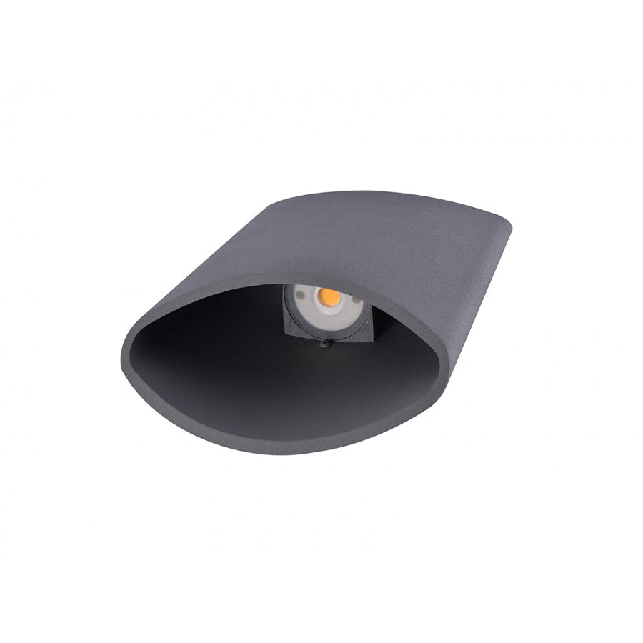 Avenue Lighting Avenue Outdoor 12in 1-Light Outdoor Sconce | Modern Silver Aluminum | Porch, Garage & Entryway | 3 x 7 x 12 in | Model AV9897-SLV