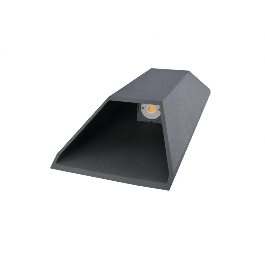 Avenue Lighting Avenue Outdoor 20in 1-Light LED Wall Sconce | Modern Silver Aluminum | Covered Patio & Entryway | 7 x 4 x 20 in | Model AV9898-SLV