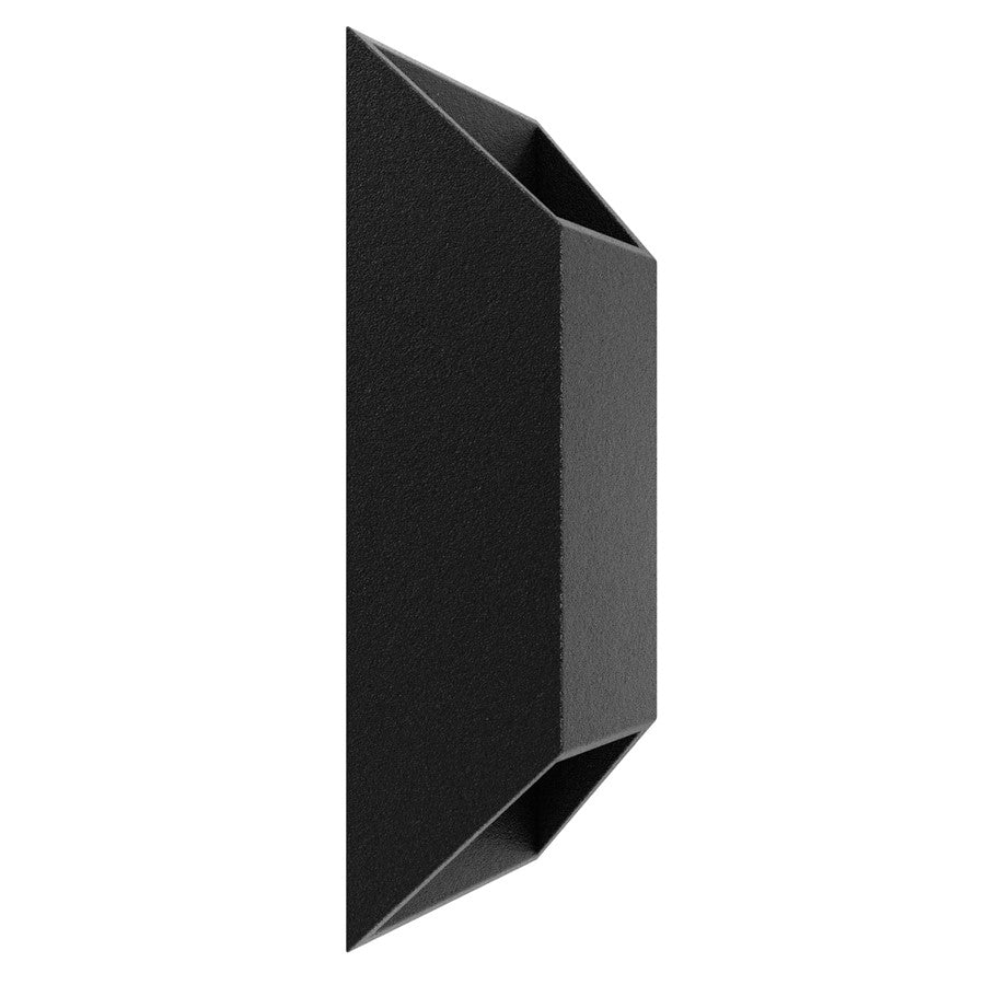 Avenue Lighting Avenue Outdoor 16in 1-Light LED Wall Sconce | Modern Black Aluminum | Covered Patio & Entryway | 7 x 4 x 16 in | Model AV9899-BLK