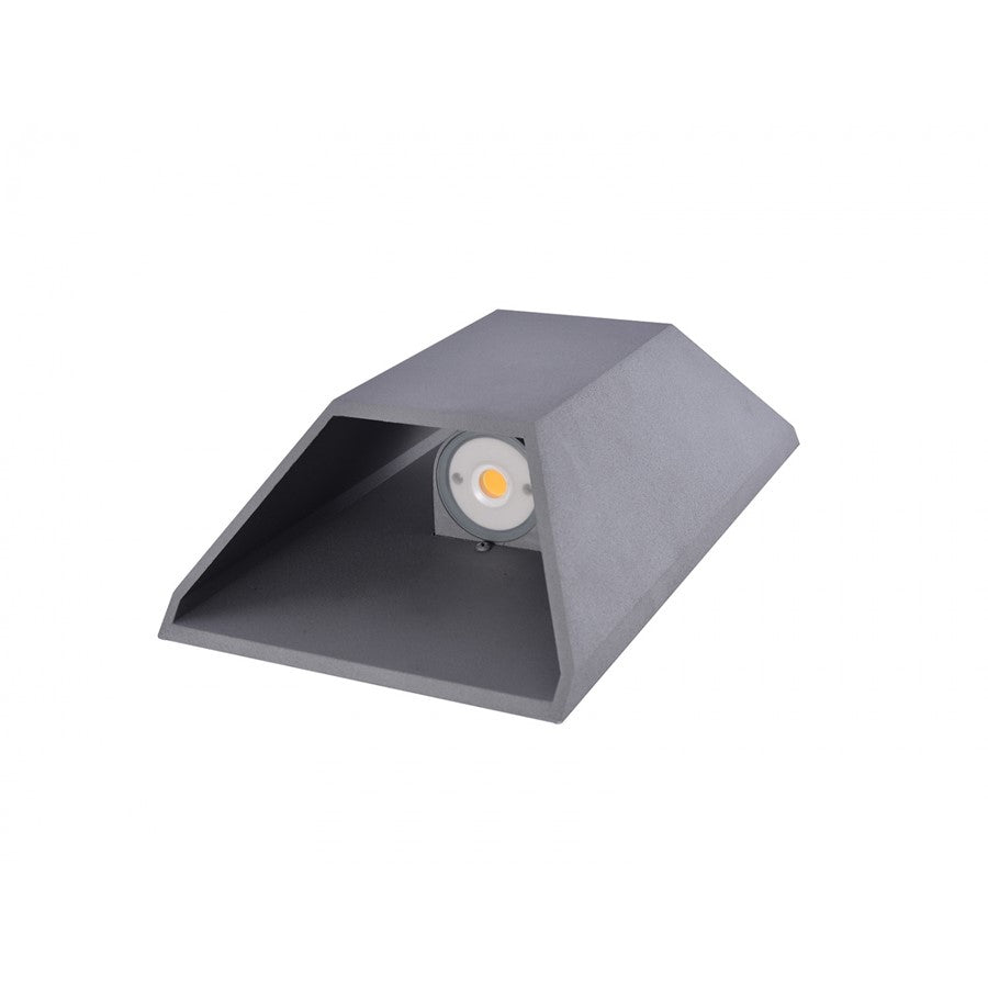 Avenue Lighting Avenue Outdoor 12in 1-Light Outdoor Sconce | Modern Silver Aluminum | Entryway & Patio | 4 x 7 x 12 in | Model AV9900-SLV