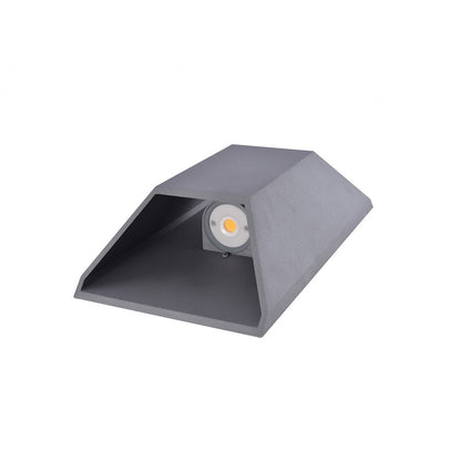 Avenue Lighting Avenue Outdoor 12in 1-Light Outdoor Sconce | Modern Silver Aluminum | Entryway & Patio | 4 x 7 x 12 in | Model AV9900-SLV