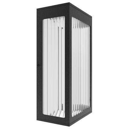 Avenue Lighting Avenue Outdoor 12in 1-Light Outdoor Pendant | Modern Black Aluminum | Covered Patio & Entryway | 4 x 6 x 12 in | Model AV9901-BLK