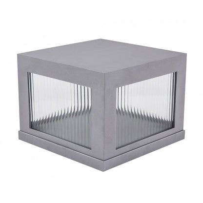 Avenue Lighting Avenue Outdoor 11in 1-Light Outdoor Sconce | Modern Silver Aluminum | Entryway & Covered Patio | 12 x 12 x 11 in | Model AV9904-SLV