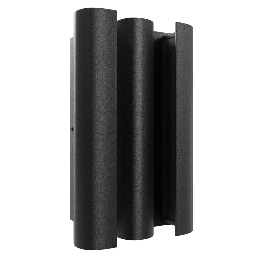 Avenue Lighting Avenue Outdoor 13in 1-Light Outdoor Sconce | Modern Black Aluminum | Entryway & Porch | Wet Rated, 8 x 3 x 13 in | Model AV9912-BLK