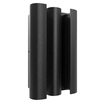 Avenue Lighting Avenue Outdoor 13in 1-Light Outdoor Sconce | Modern Black Aluminum | Entryway & Porch | Wet Rated, 8 x 3 x 13 in | Model AV9912-BLK
