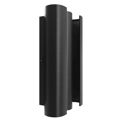 Avenue Lighting Avenue Outdoor 13in 1-Light Outdoor Sconce | Modern Black Aluminum | Entryway & Porch | Wet Rated, 8 x 3 x 13 in | Model AV9912-BLK