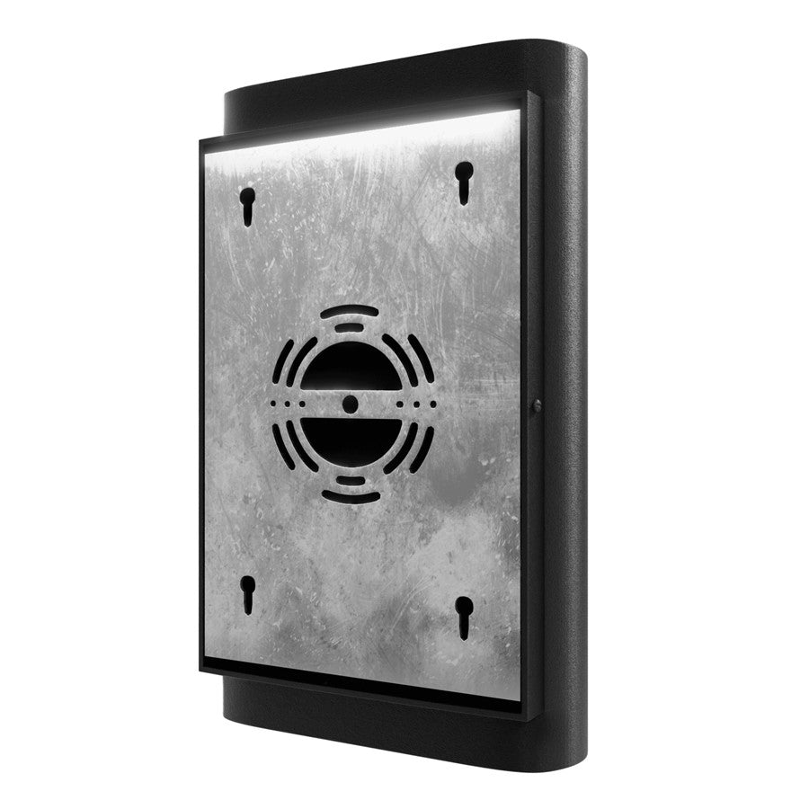 Avenue Lighting Avenue Outdoor 13in 1-Light Outdoor Sconce | Modern Black Aluminum | Entryway & Porch | Wet Rated, 8 x 3 x 13 in | Model AV9912-BLK