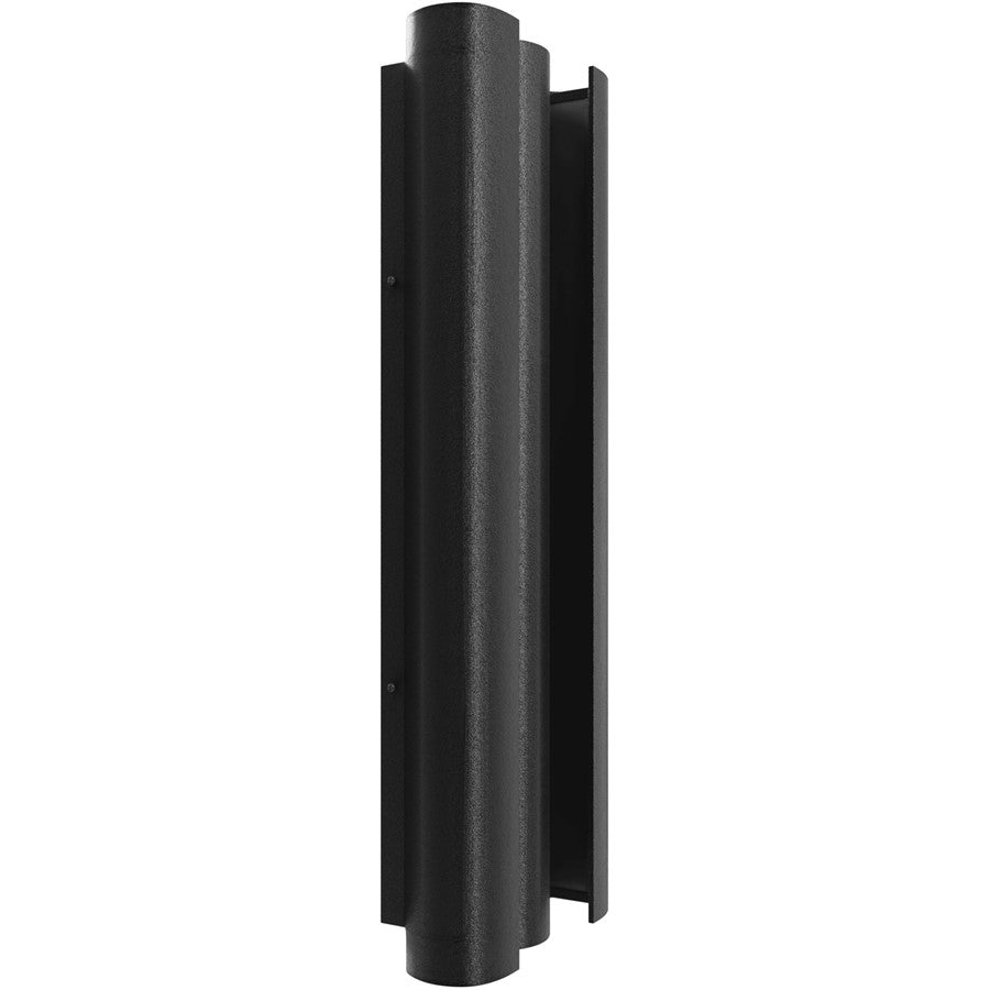 Avenue Lighting Avenue Outdoor 23in 1-Light Outdoor Sconce | Modern Black Aluminum | Entryway & Porch | Wet Rated, 8 x 3 x 23 in | Model AV9913-BLK