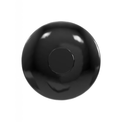 Fremont Disc Shape 1-Light with Smoked Glass, Black