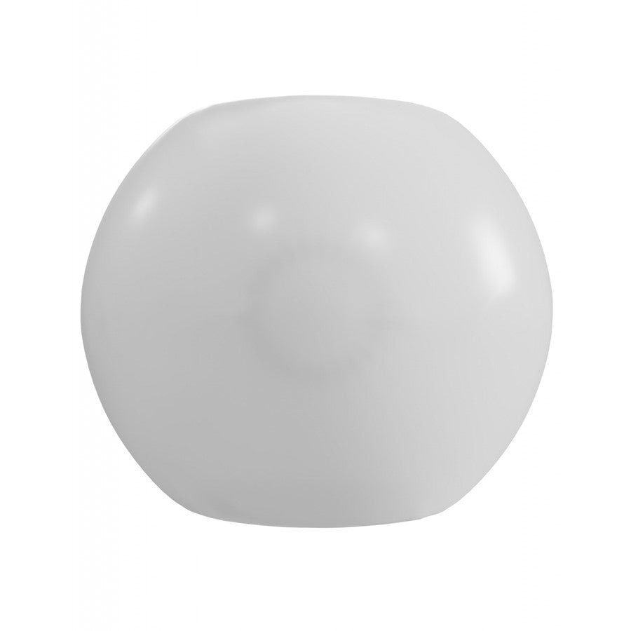 Fremont 1-Light with White Glass, Black