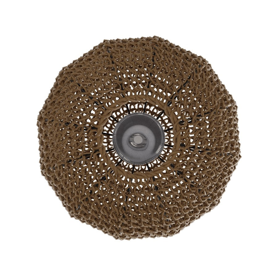 Avenue Lighting Malibu 9in 1-Light Pendant | Rustic Natural Hemp Rope | Kitchen Island & Dining Room | 11 x 11 x 9 in | Model HF1004-RP