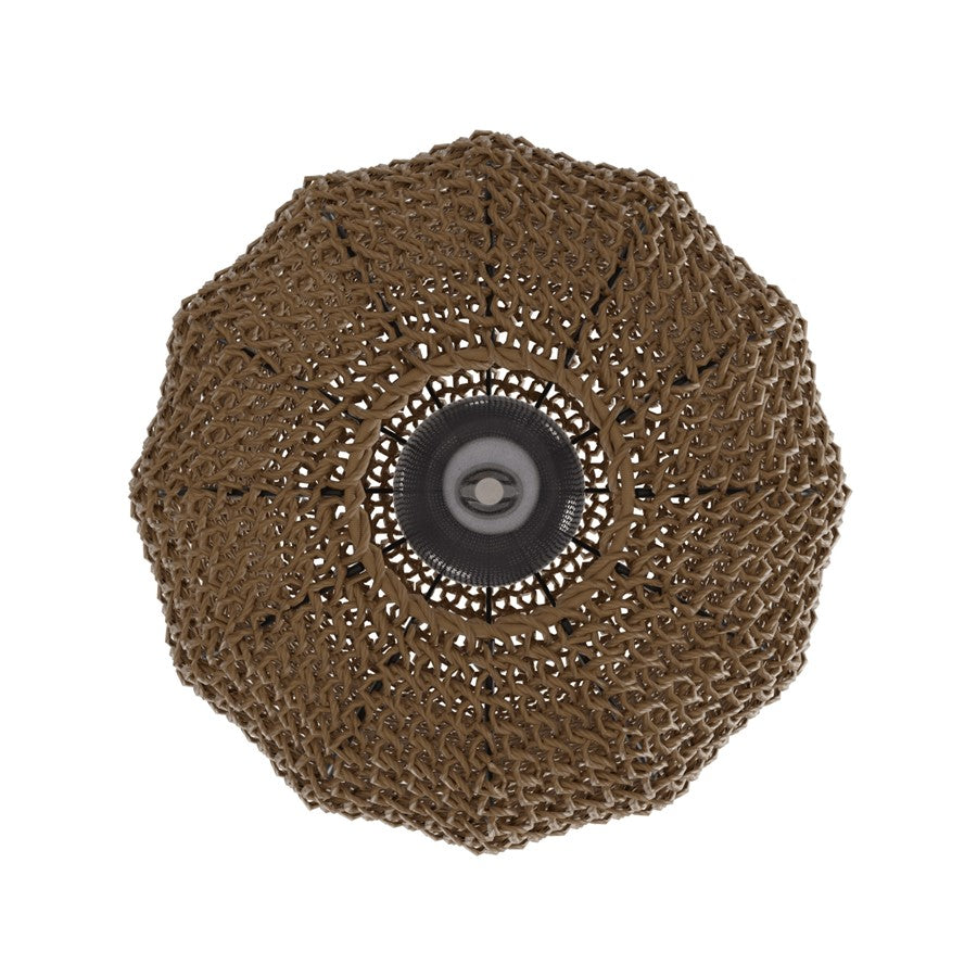 Avenue Lighting Malibu 16in Oval 1-Light Pendant | Rustic Natural Hemp Rope | Kitchen Island & Dining Room | 11 x 11 x 16 in | Model HF1005-RP
