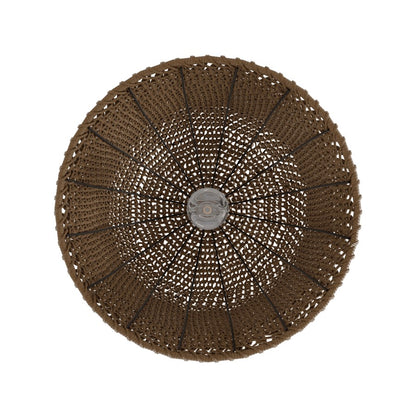 Avenue Lighting Malibu 20in 1-Light Pendant | Rustic Natural Hemp Rope | Kitchen Island & Dining Room | 20 x 20 x 20 in | Model HF1007-RP