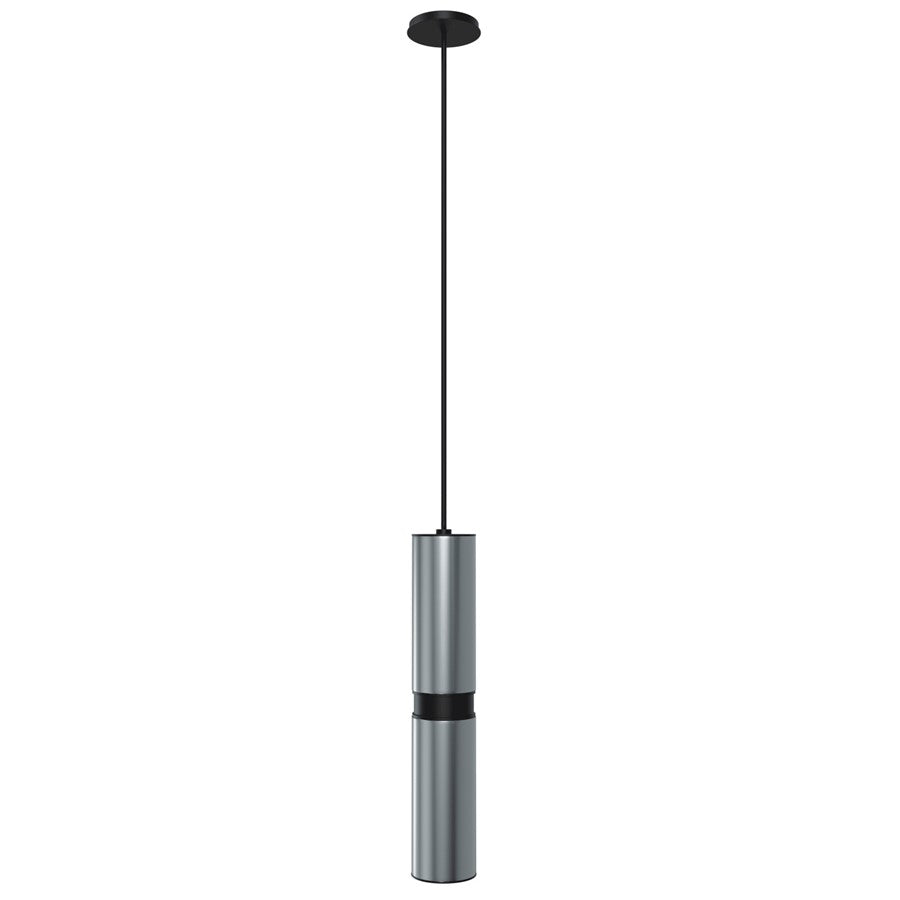 Avenue Lighting Cicada 12in 1-Light Pendant | Art Deco Knurled Dark Grey and Black Aluminum | Kitchen Island & Dining Room | Model HF1078-DGY