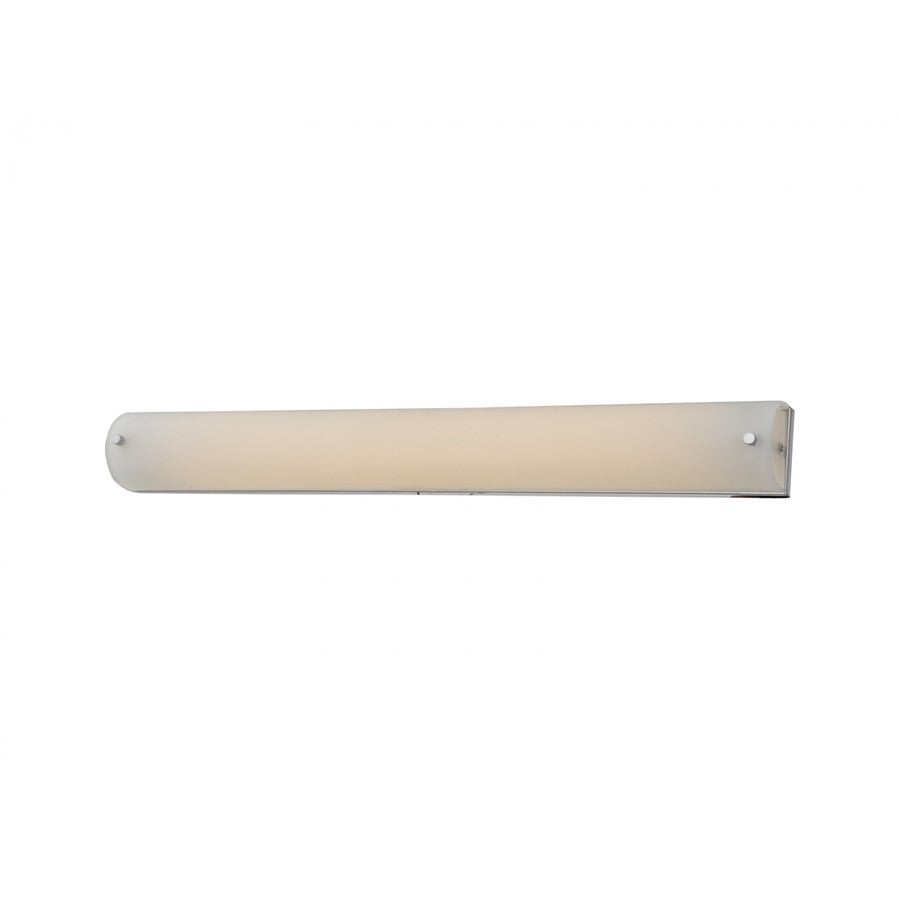 Avenue Lighting Cermack St. 18in 1-Light Vanity Light | Modern Polished Chrome and Glass | Bathroom & Powder Room Lighting | Model HF1111-CH
